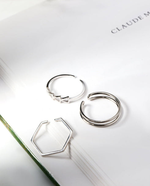 Set inele din argint Claudia